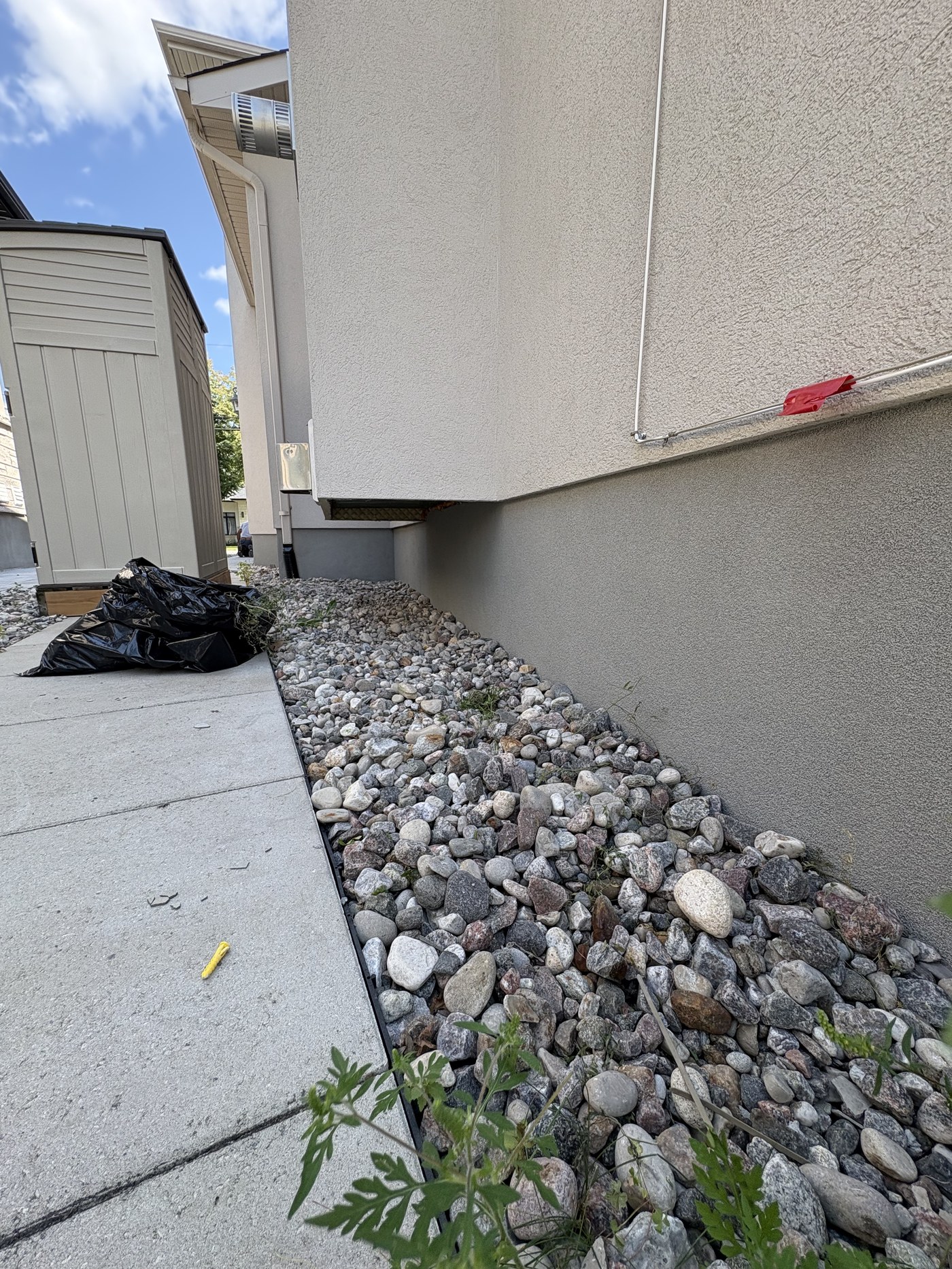 Foundation parging Ottawa finished